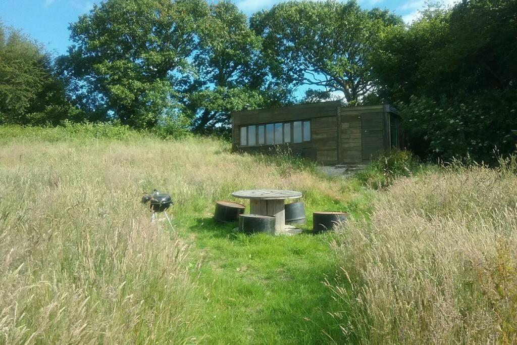 Stags View,Unique Eco Cabin, Dartmoor Views 사우스브렌트 외부 사진