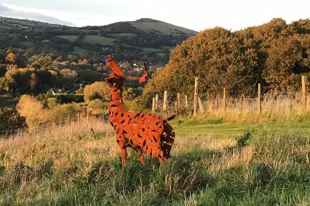 Stags View,Unique Eco Cabin, Dartmoor Views 사우스브렌트 외부 사진